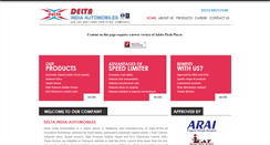 Desktop Screenshot of deltaindia.org