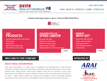 Tablet Screenshot of deltaindia.org